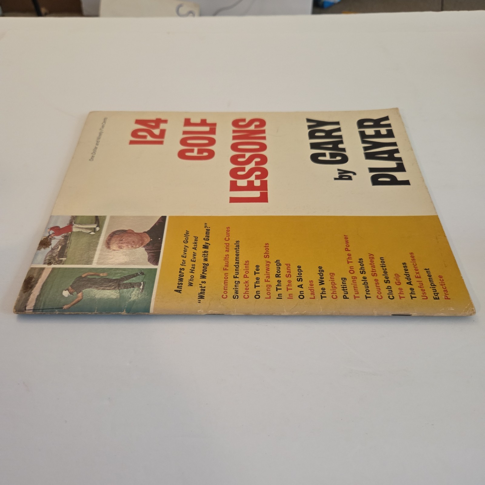 “124 Golf Lessons by Gary Player” ~ Trade Paperback 1968