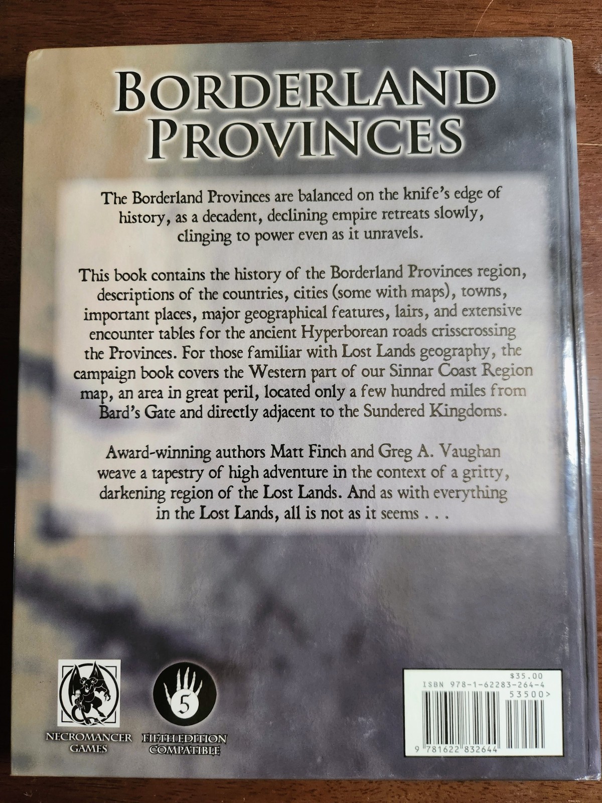 Lost Lands Borderland Provinces 5th Edition Necromancer Games RPG 2015 HC