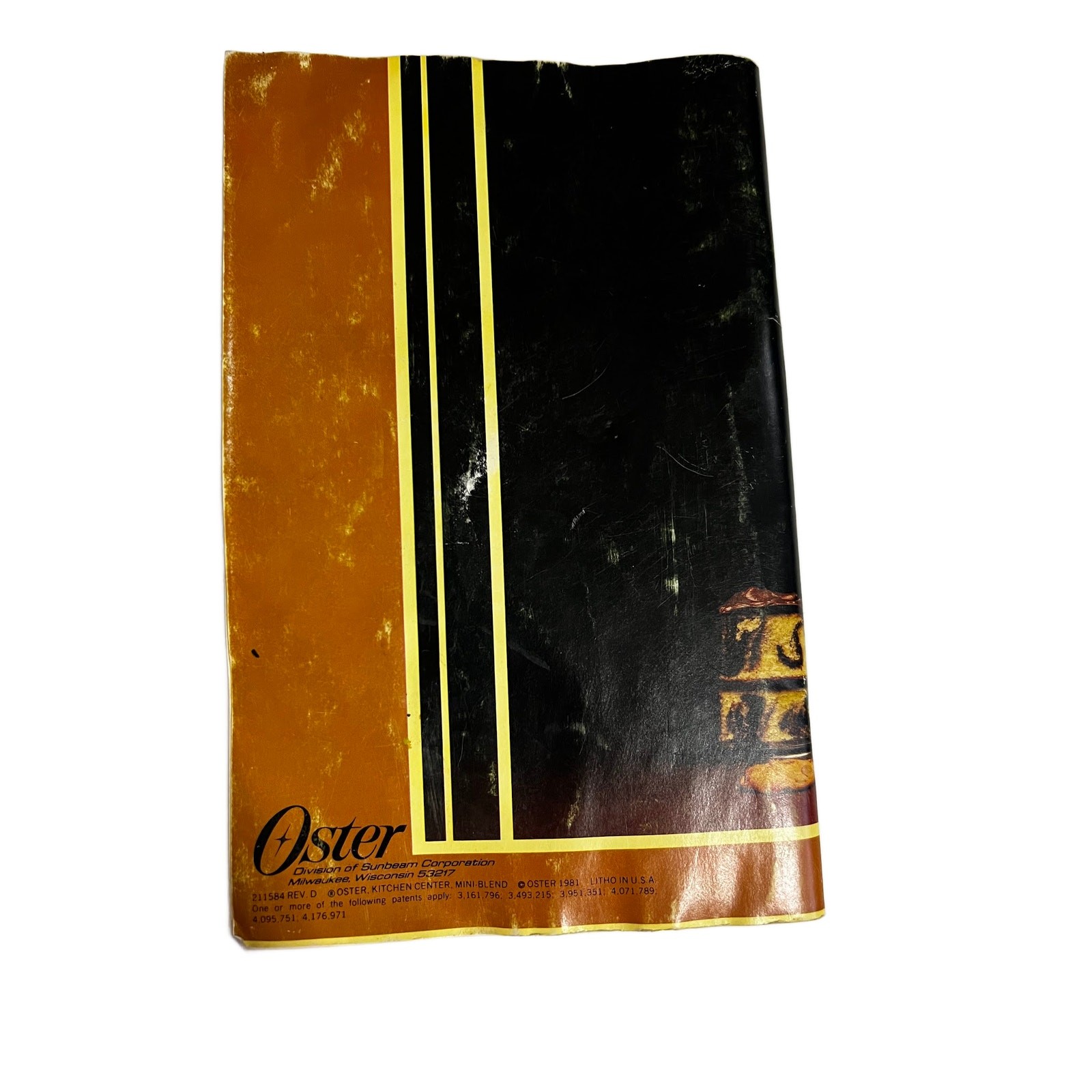 Oster Kitchen Center Cookbook/Instruction Book Circa 1980 114 Pages