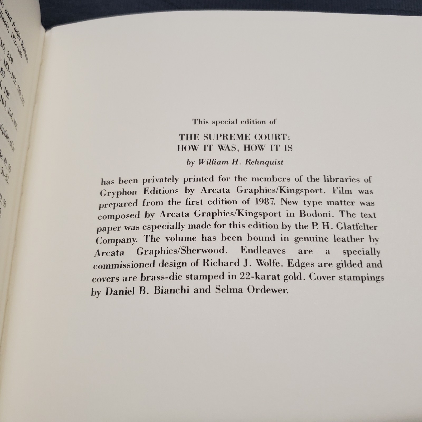The Supreme Court William Rehnquist Legal Classics Library 1992