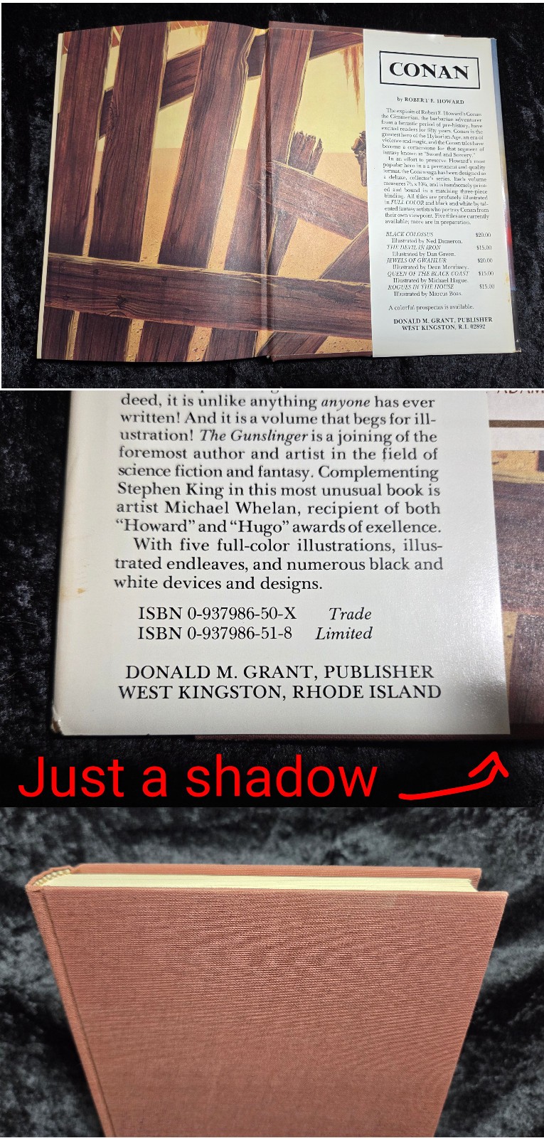 Stephen King Book The Gunslinger Dark Tower First 1st Printing Edition 1982 HC