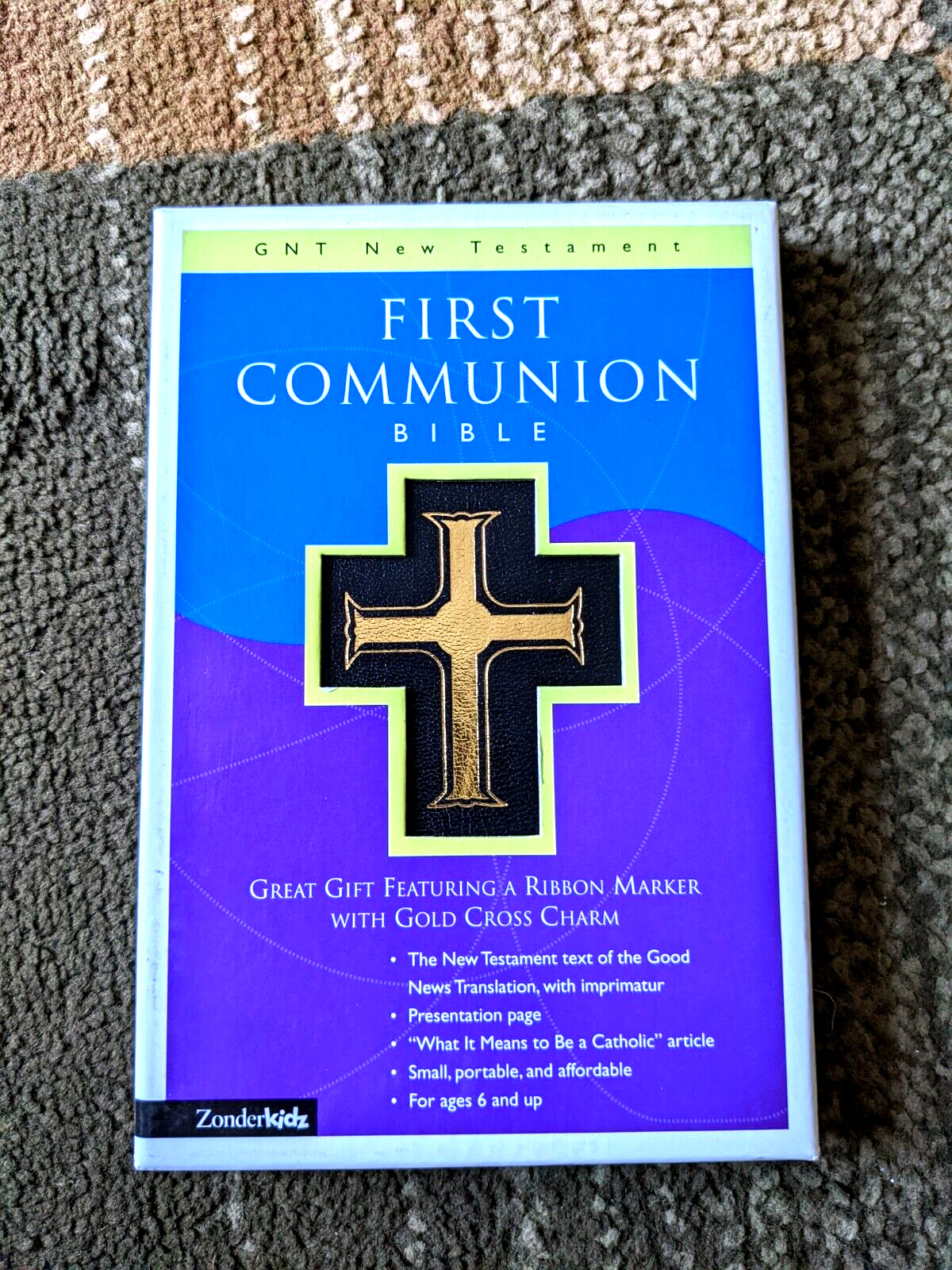 First Communion Bible by Zondervan Staff (2004, Imitation Leather)