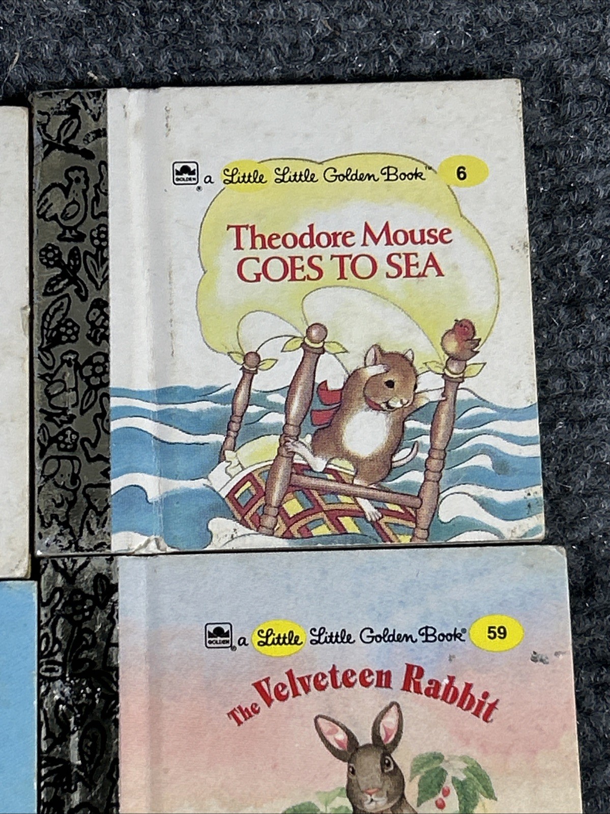 Vintage Lot of 8 Little Little Golden Book Miniatures #2,3,4,6,7,11,12,59