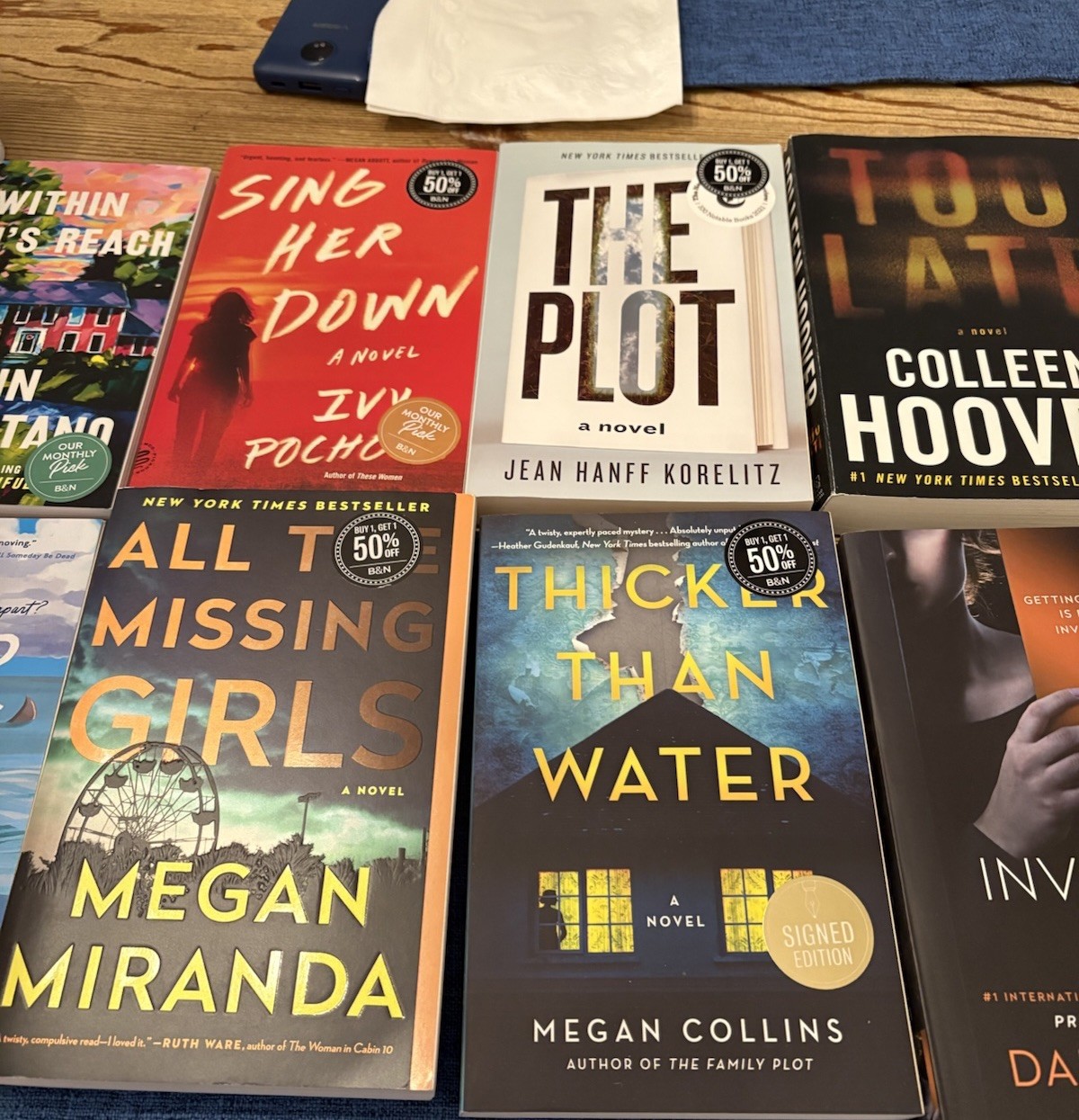 Lot of 10 Mixed Paperback Books from Various Authors