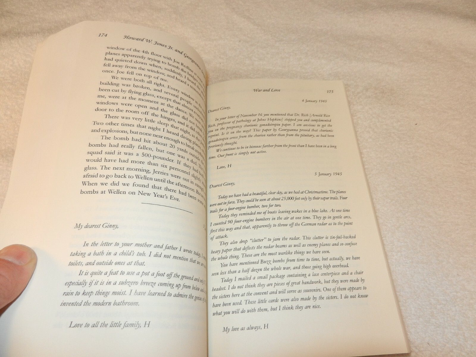 WW II ETO Field Hospital Surgeon w/ surgery details „WAR AND LOVE“ Vet Signed