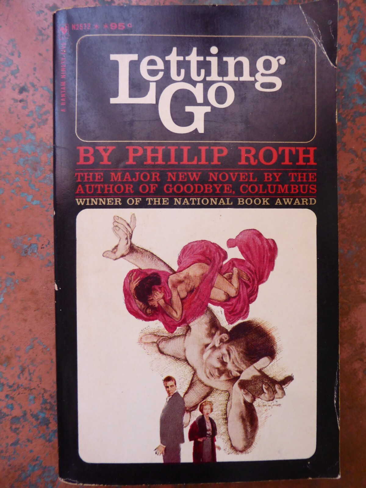Letting Go Book 1963 Bantam Edition Phillip Roth Paperback Cover Art