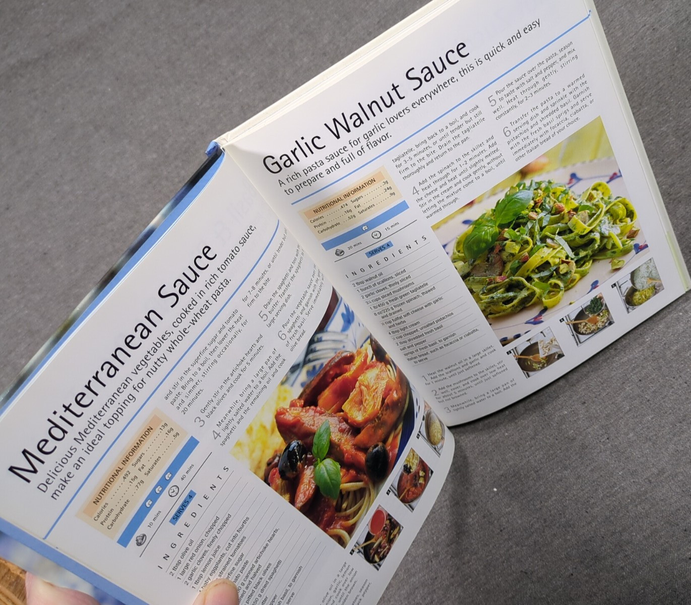 2003 Practical Pasta Sauces VTG Cookbook Published by P3, Parragon, UK 32 pages