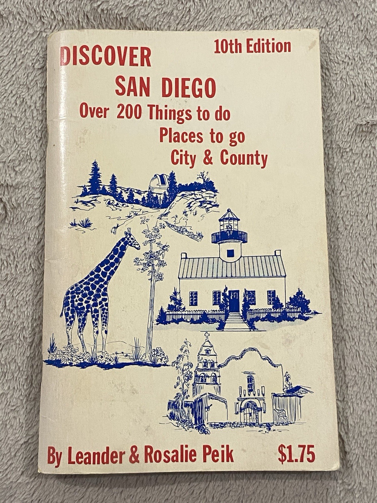 Vintage 1979 Discover San Diego 109-Page Paperback Over 200 Things To Do 10th ed