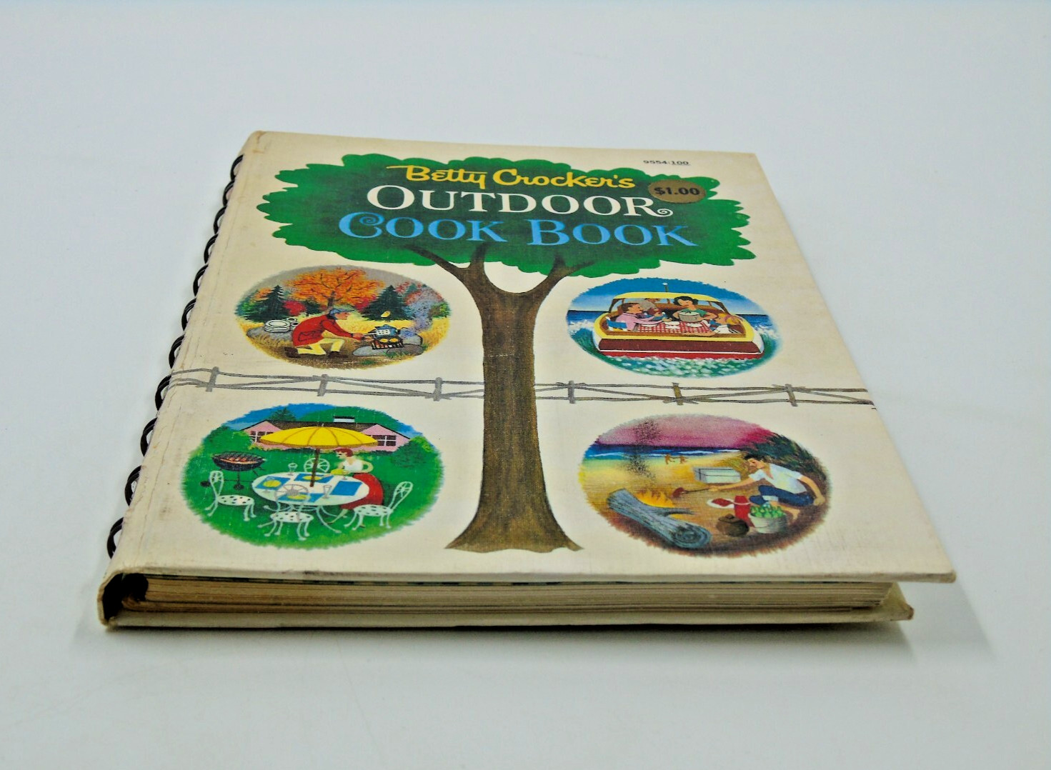 Betty Crocker’s Outdoor Cook Book Vintage 1961 HC With Spiral Golden Press