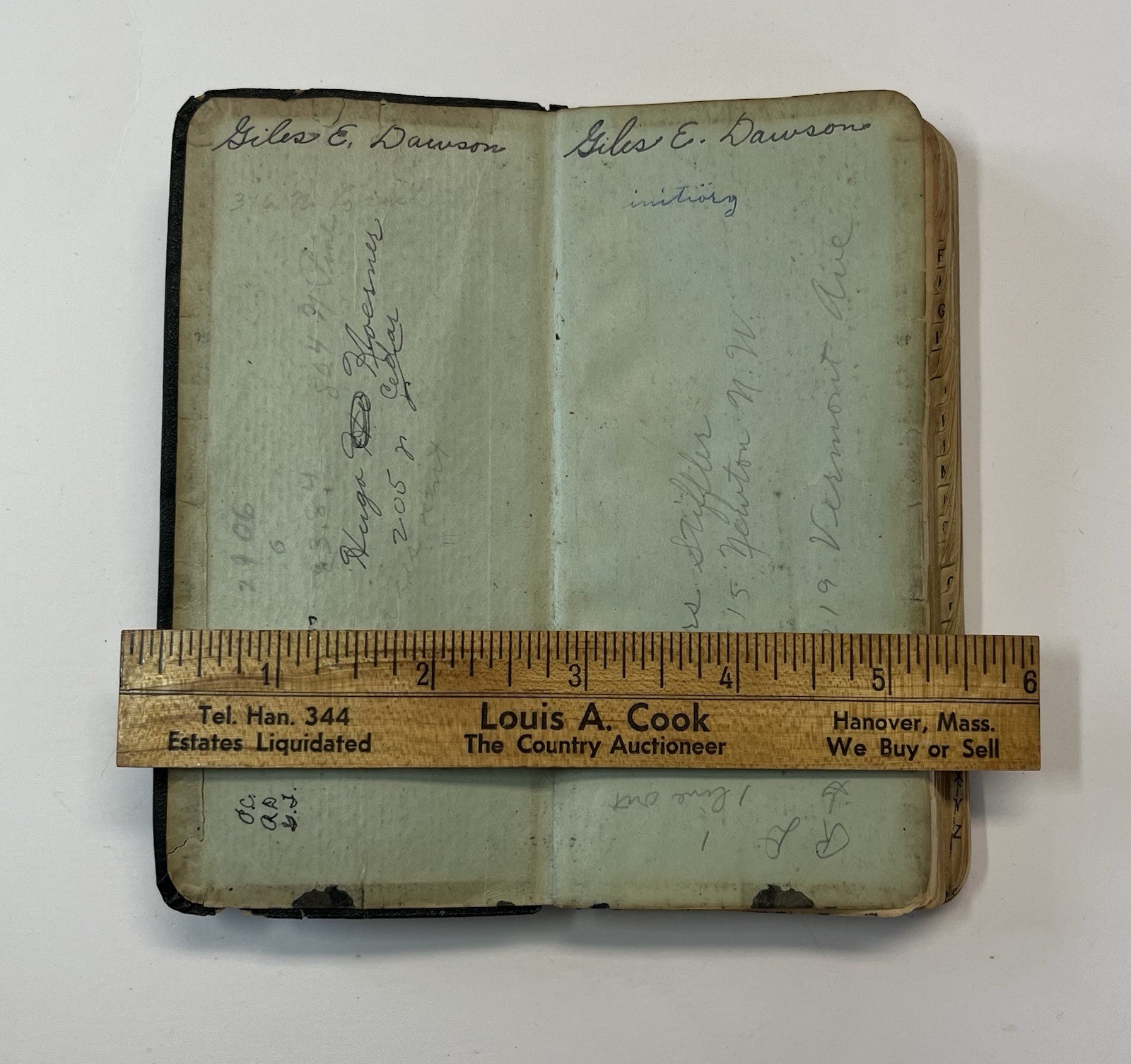 1914 Pocket Dictionary Grand Island Business College Nebraska w/Maps & More RARE