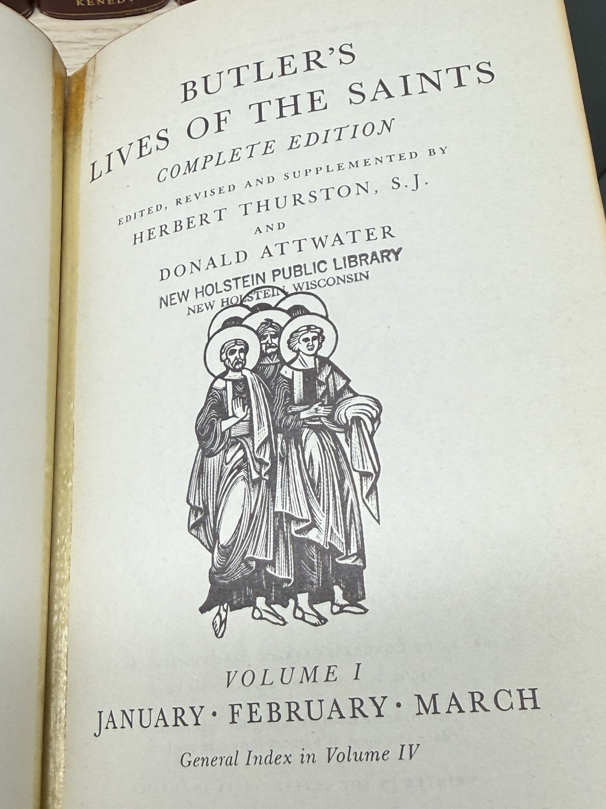 Butler’s Lives of the Saints – Complete 4 Volume Set by Herbert Thurston