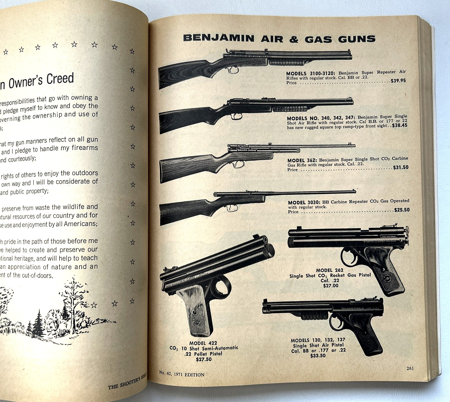 Shooter’s Bible No. 62 1971 Edition by Stoeger Publishing Company, 576 Pages