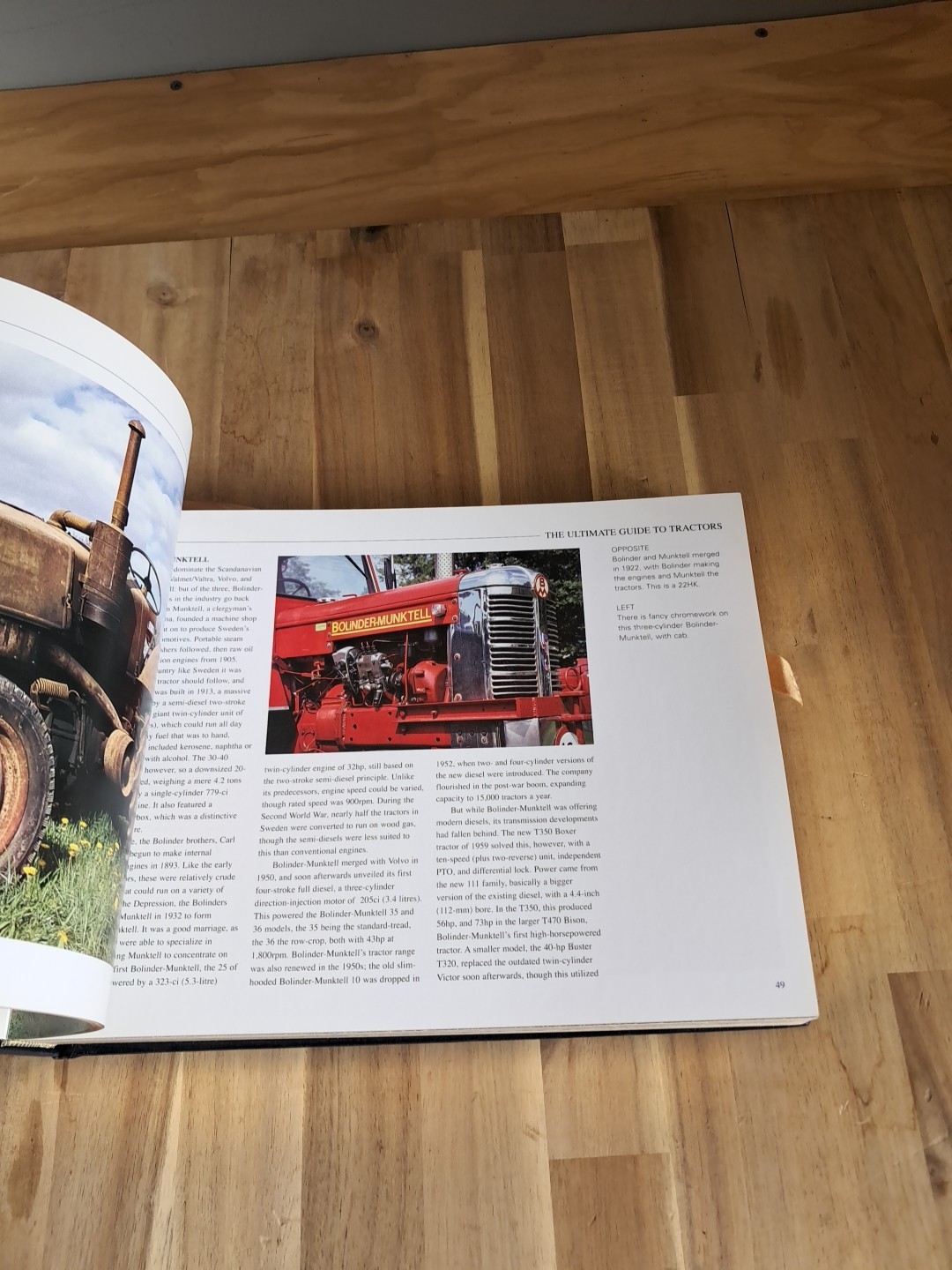 Chartwell Books huge book The Ultimate Guide to Tractors by Jim Glastonbury P80