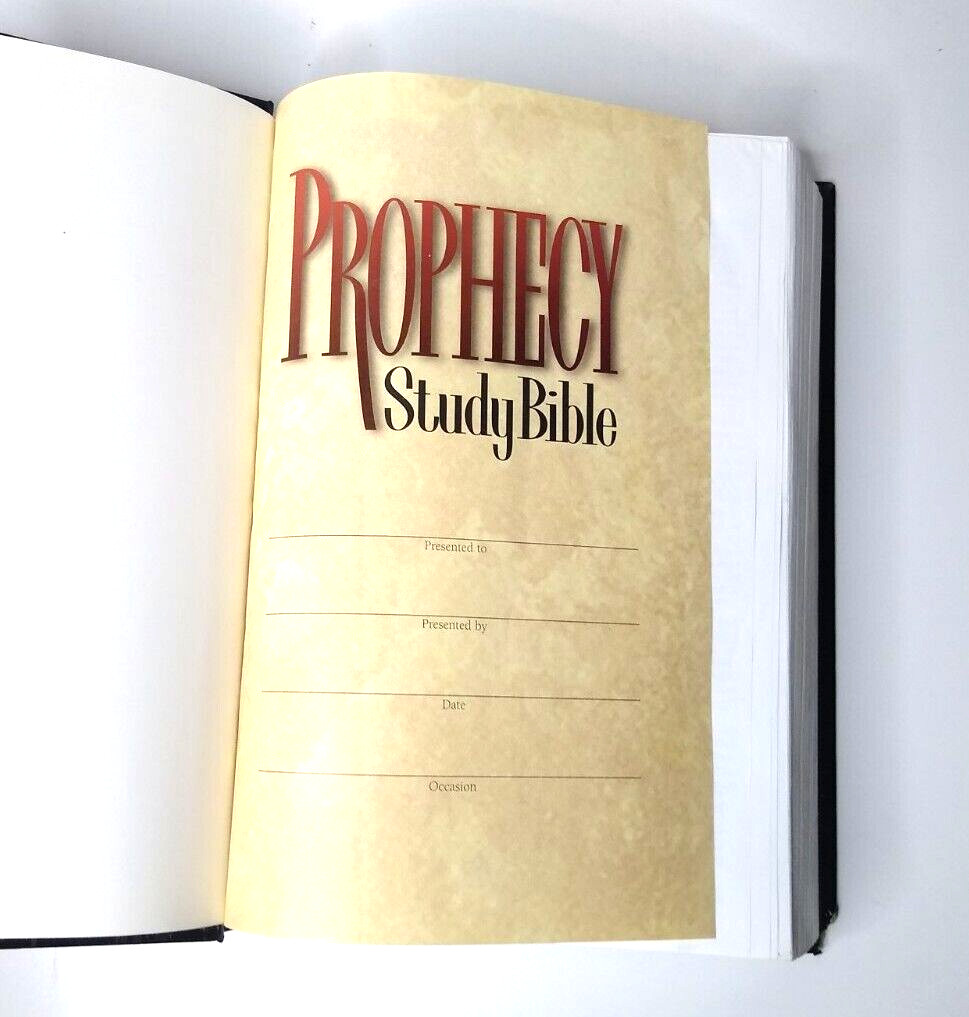 VTG Prophecy Study Bible NKJV Hardcover 1997, John Hagee, Nelson 1462,Black