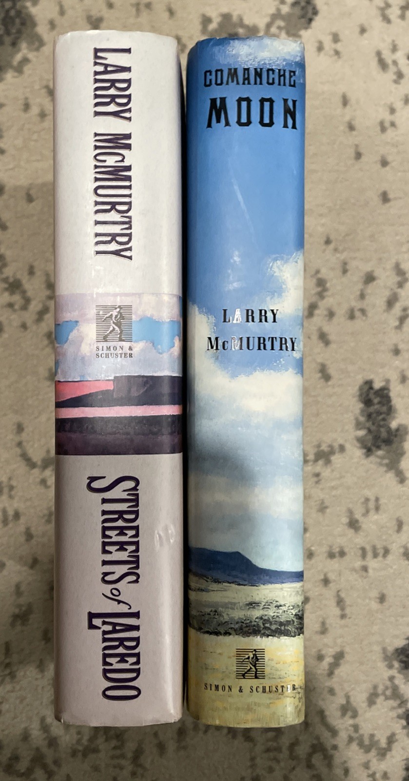 Larry McMurtry Streets of Laredo & Comanche Moon Hardcover Simon & Schuster Saga