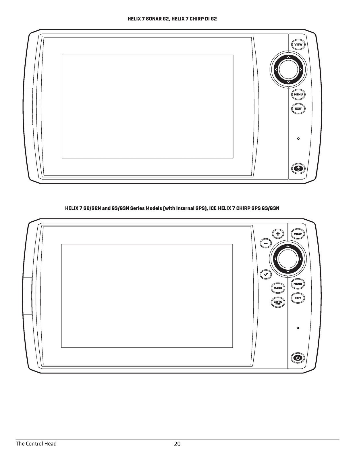 HUMMINBIRD HELIX G2 G3 G4 5 7 8 9 10 Operators Manual – SPIRAL FIXED – COVERS
