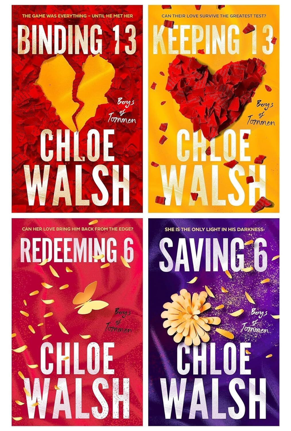 Boys of Tommen 6 Books Set Binding Keeping Saving Redeeming Taming Releasing