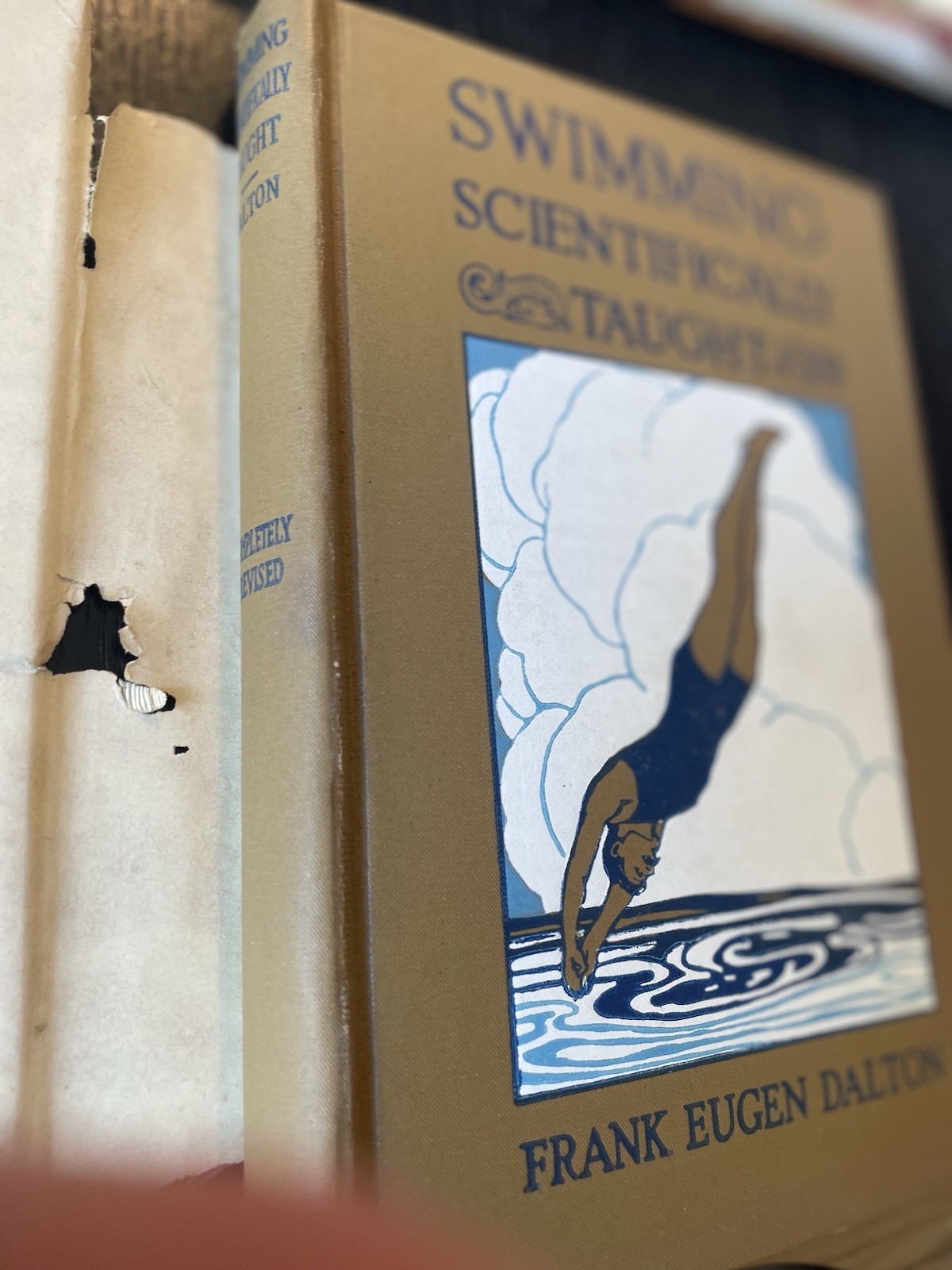 SWIMMING SCIENTIFICALLY TAUGHT aF.E. Daulton 1931 w/DJ