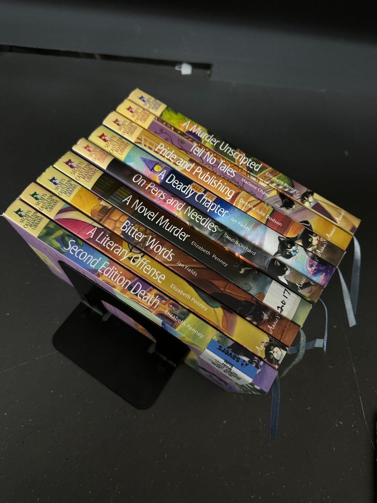 Lot of 9 Secrets of the Castleton Manor Library Hardcover Books Fiction Bundle