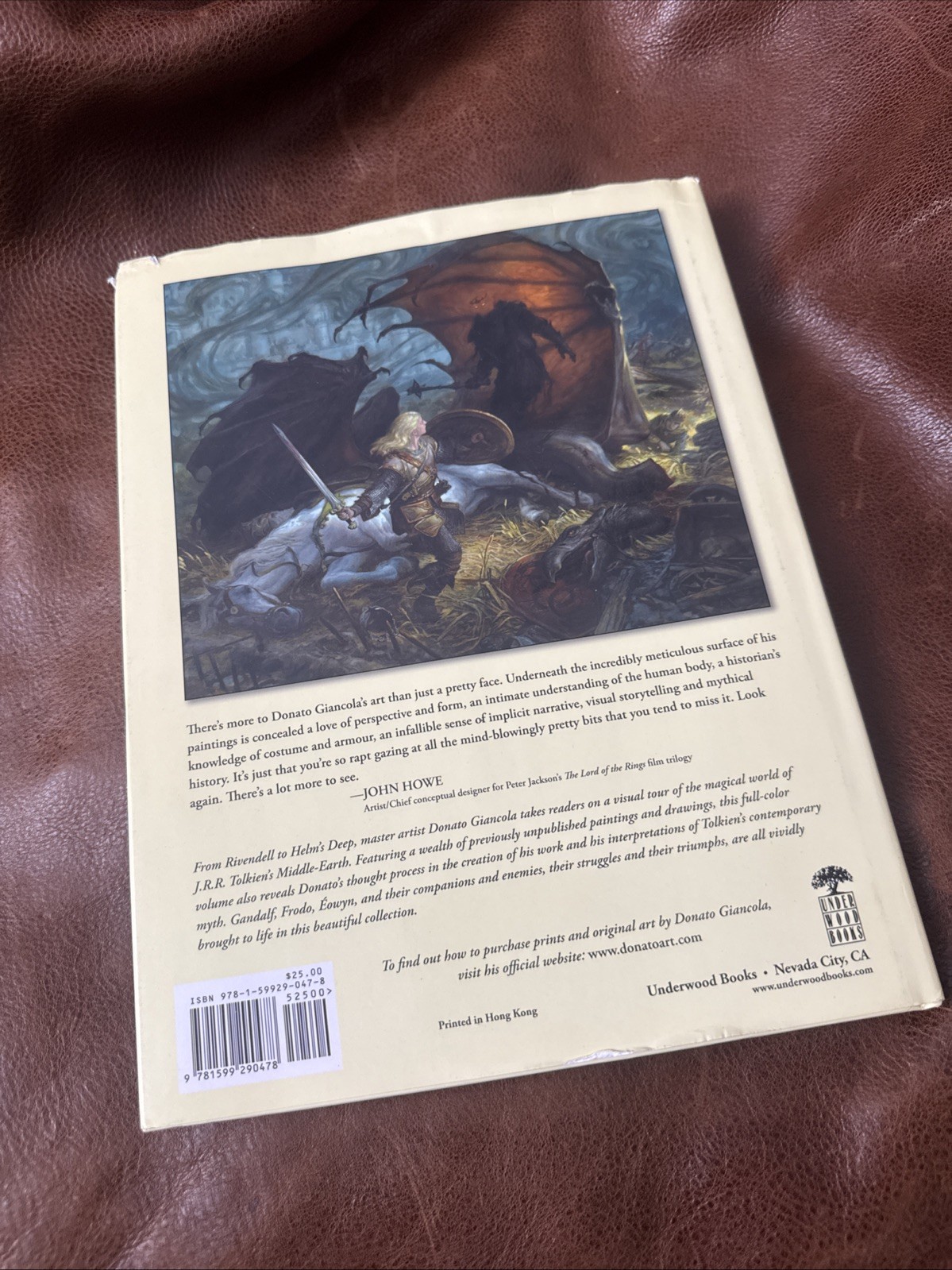 Middle-Earth : Visions of a Modern Myth by Donato Giancola, 2010, Hardcover