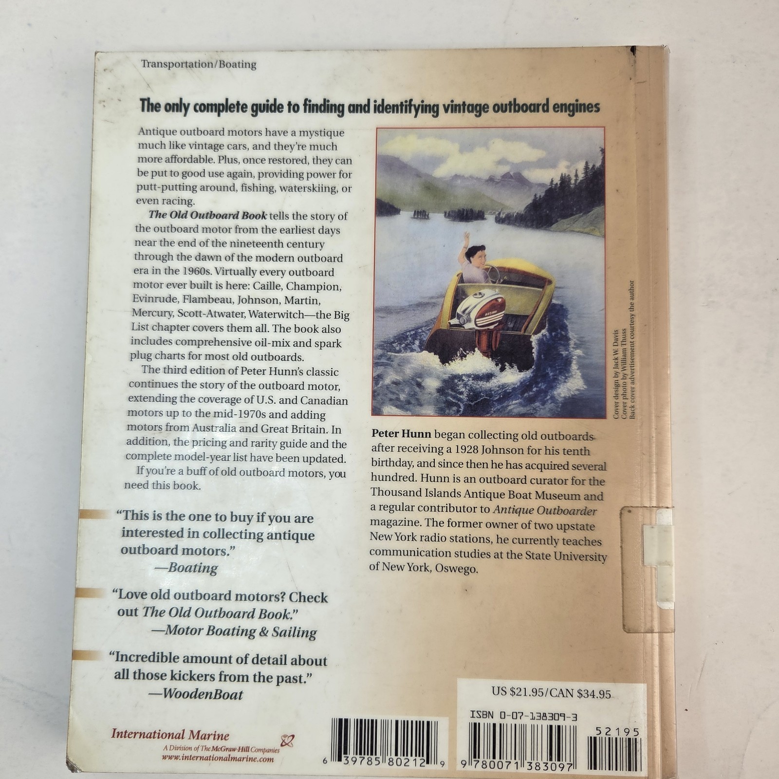 Old Outboard Book 3rd Edition History Evinrude, Johnson, Waterwitch, Flambeau +