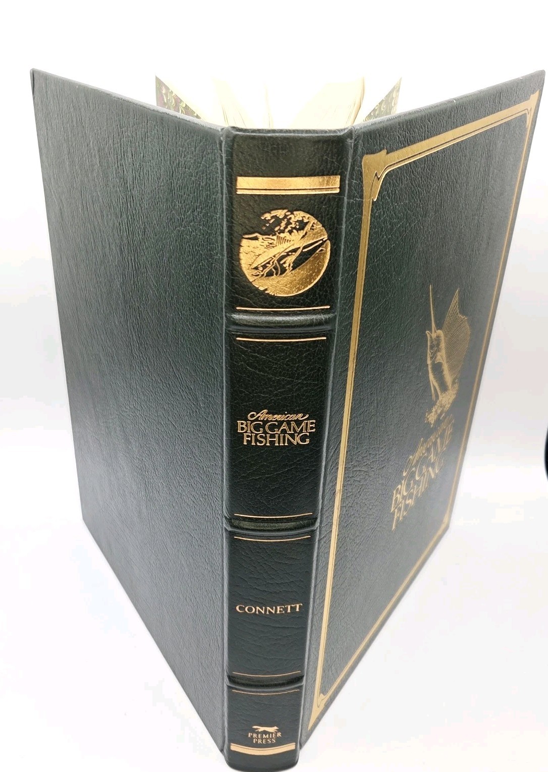 American Big Game Fishing by Connett, 1986, Premier Press Leather #424/3000 VG