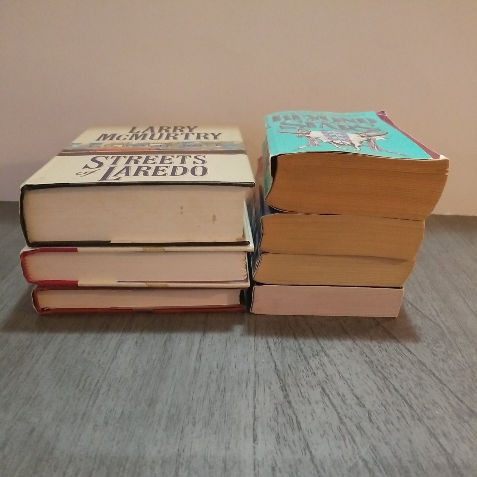 Lot of 7 Random Western, War Novels All Vintage Random Mix Cowboys, War, Action