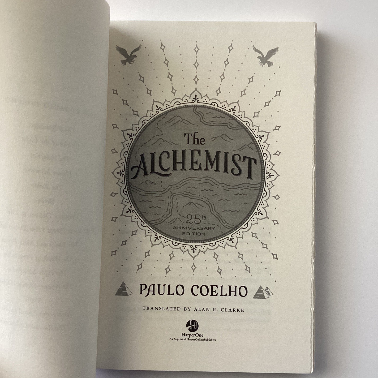 THE ALCHEMIST By Paulo Coelho 25th Anniversary Edition PB Harper Collins