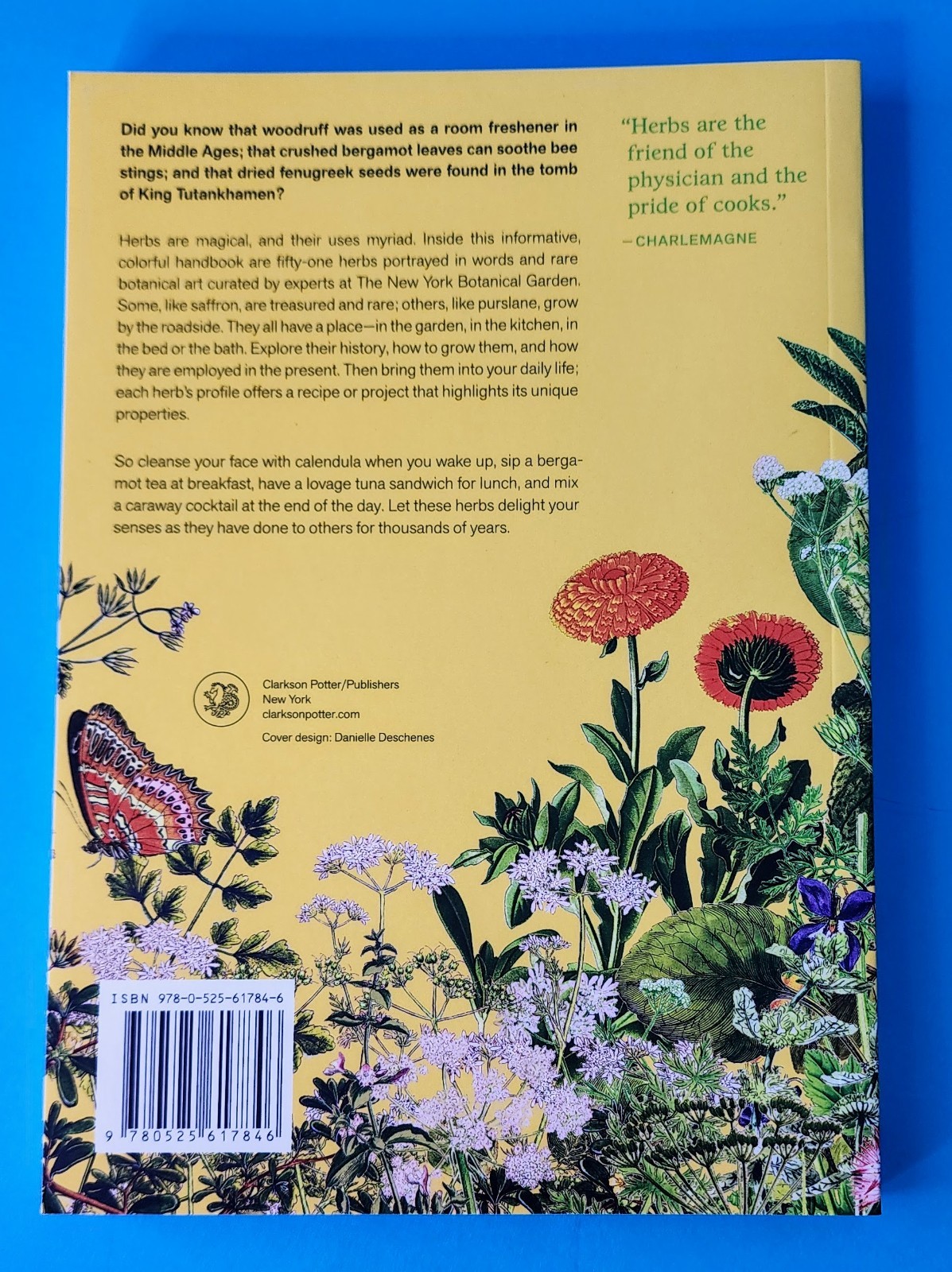 Herbal Handbook NY Botanical Garden Clarkson Potter 51 Herb Profiles Recipes Tea