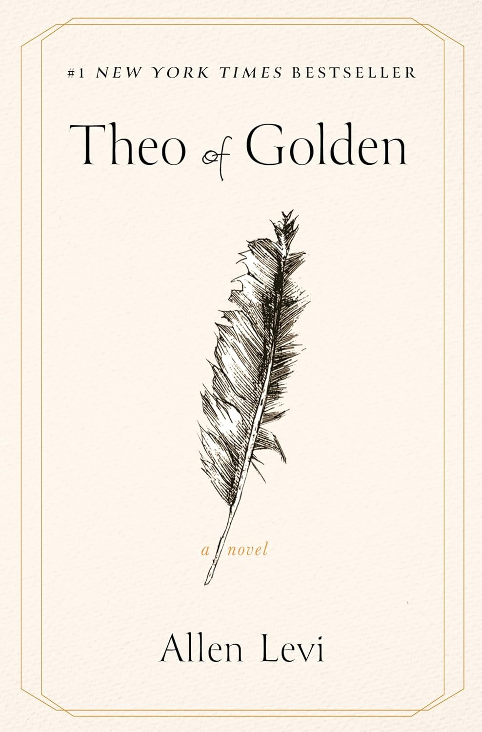 Theo of Golden by Allen Levi Paperback Fiction Novel English Book 2025 NYT Bests