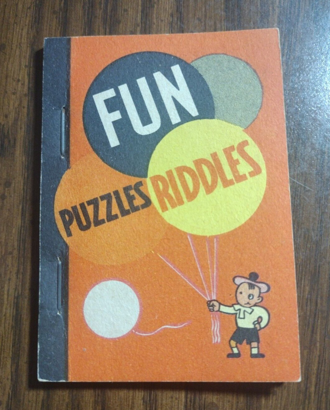 1938 Whitman Publishing Fun Puzzles Riddles, Vintage Penny Book