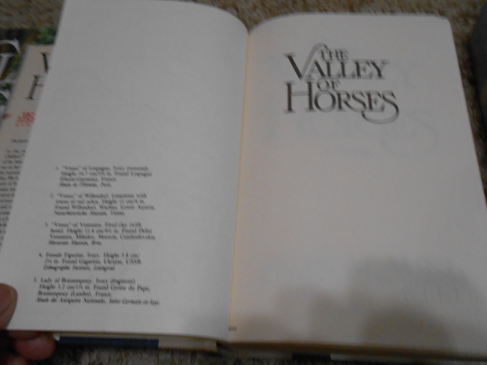 Jean M Auel EARTH’S CHILDREN 6 Vo Set 3 BCE 2-1st/1st 1 SIGNED -HC/DJ 1GC-VGC