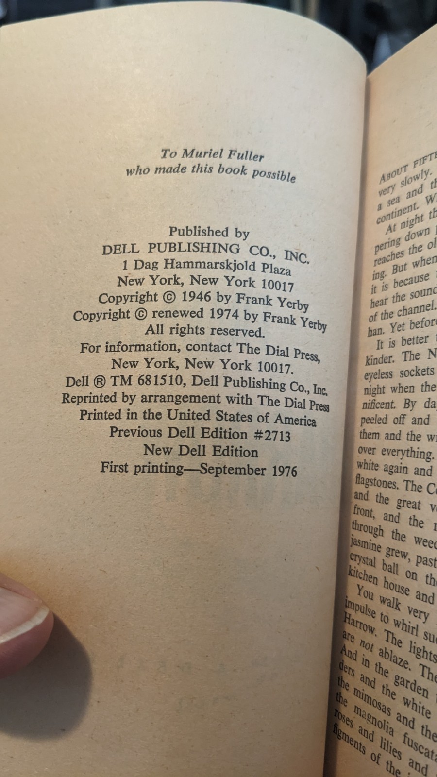 Franky Yerby 1970s 5 Books Southern HIstorical Romance Dell PB