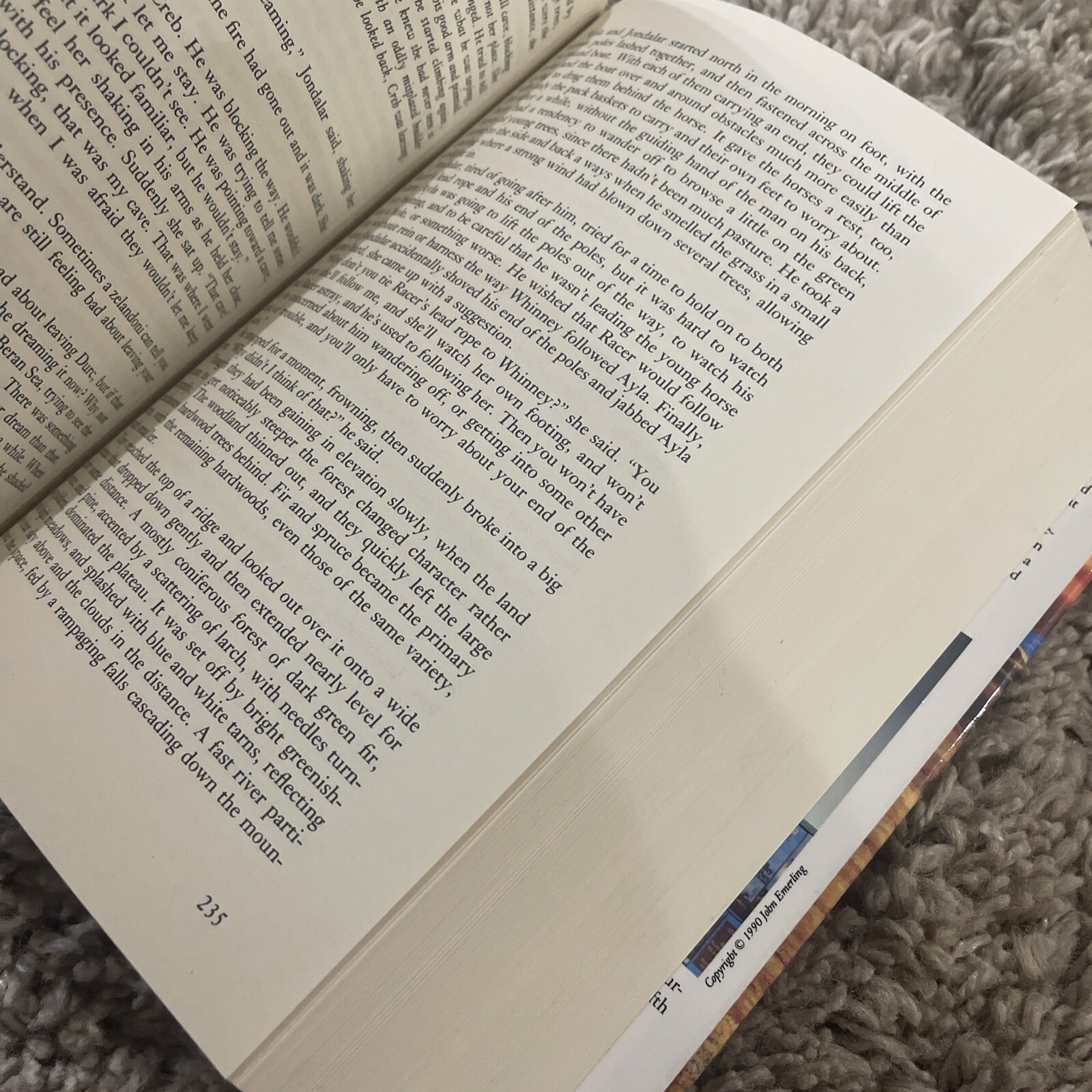 Earth’s Children Ser.: The Plains of Passage : A Novel by Jean M. Auel 1990 HCDJ