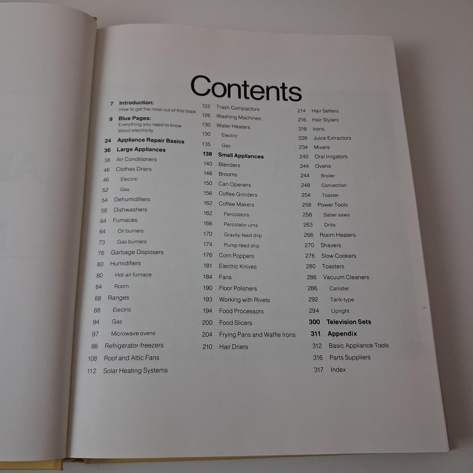 Vintage Popular Mechanics Home Appliance Repair Manual Hardcover 1981 DIY Guide