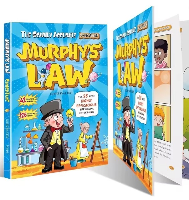 Murphy’s Law Learning Book for Kids 8-12 with 128 Pages Paperback Illustrated
