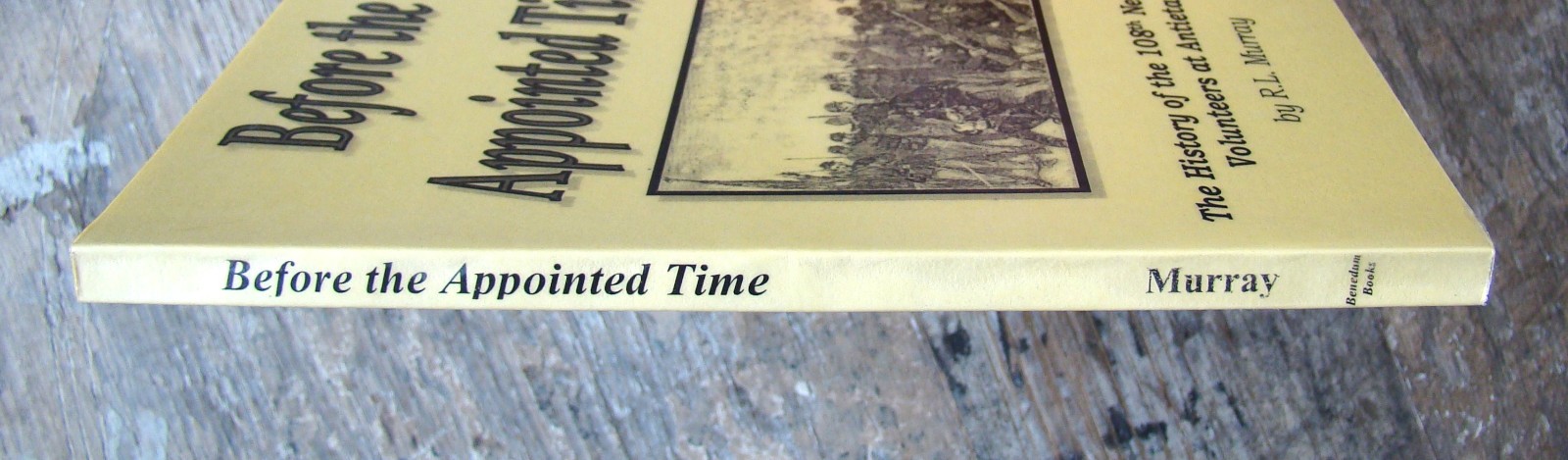 Before The Appointed Time ~2001 PB~ Murray SIGNED Antietam Civil War 108th NY