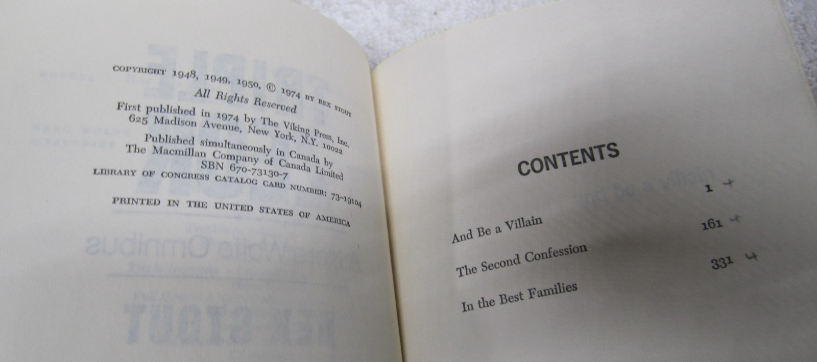 4 Rex Stout Royal Flush BCE Nero Wolfe Omnibus Vtg HCDJ Viking 1965 DJ 3 Aces +