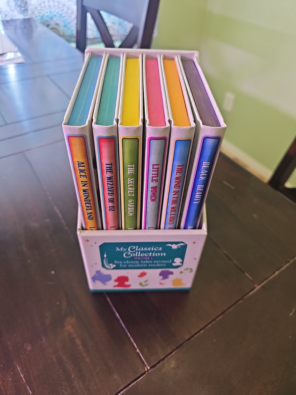 My Classics Collection 6 Hard Cover Books Alice Black Beauty Wizard Oz Etc.