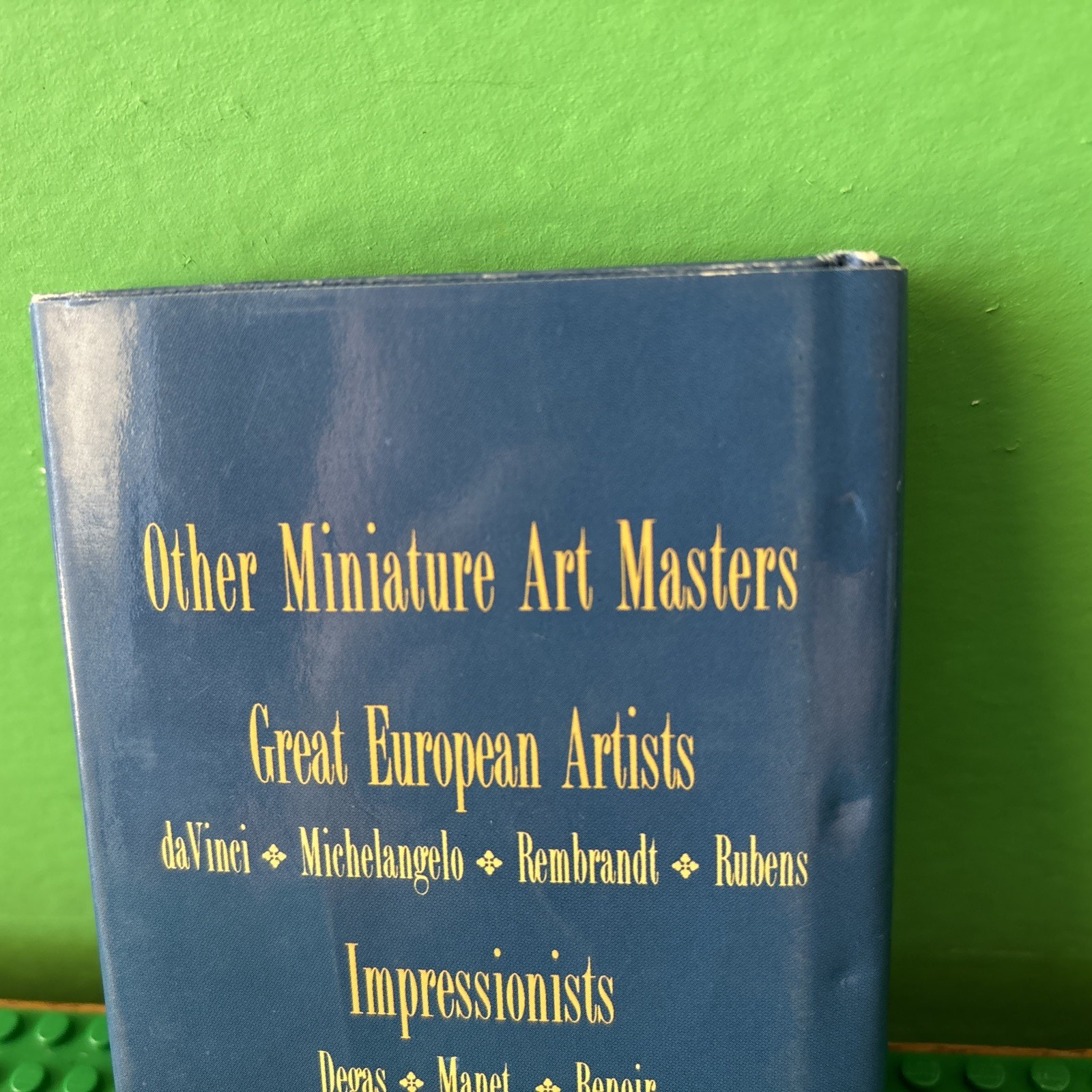 MINIATURE ART MASTERS ART BOOK OF MONET 1993 GERHARD GRUITROOY