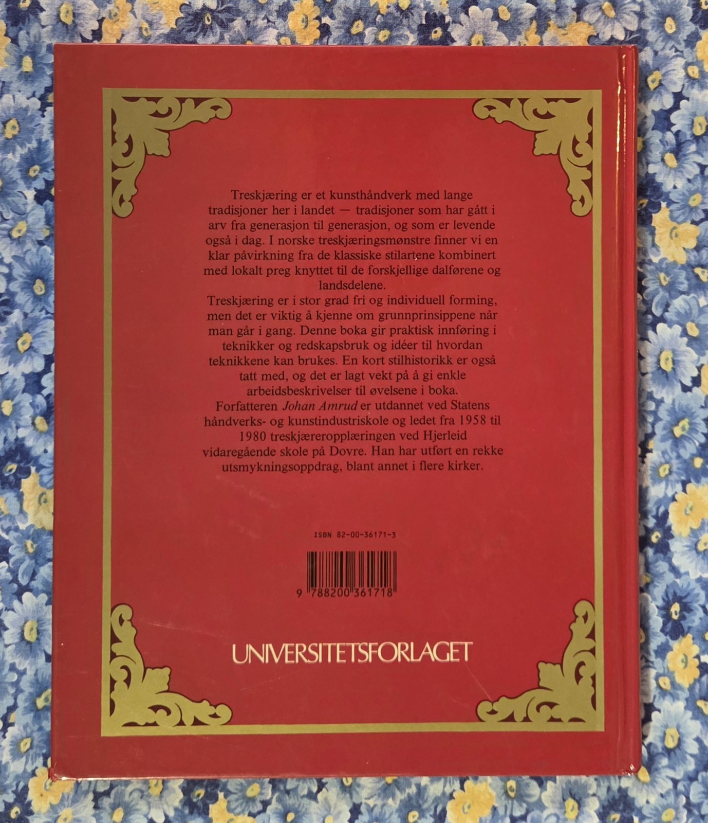 Woodcarving, Treskjaering, Johan Amrud, 1998, HC, Norwegian Edition