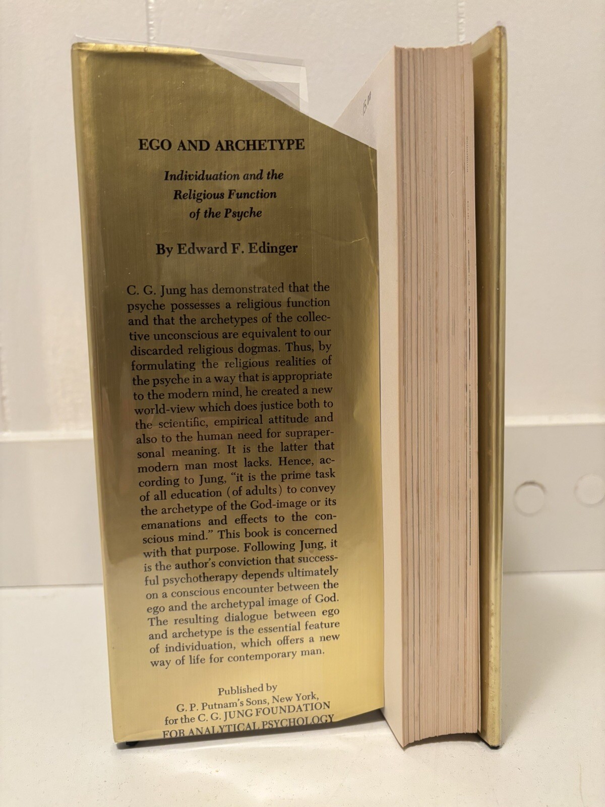 Ego And Archetype Edward Edinger Carl C. G. Jung First Edition HC DJ NF