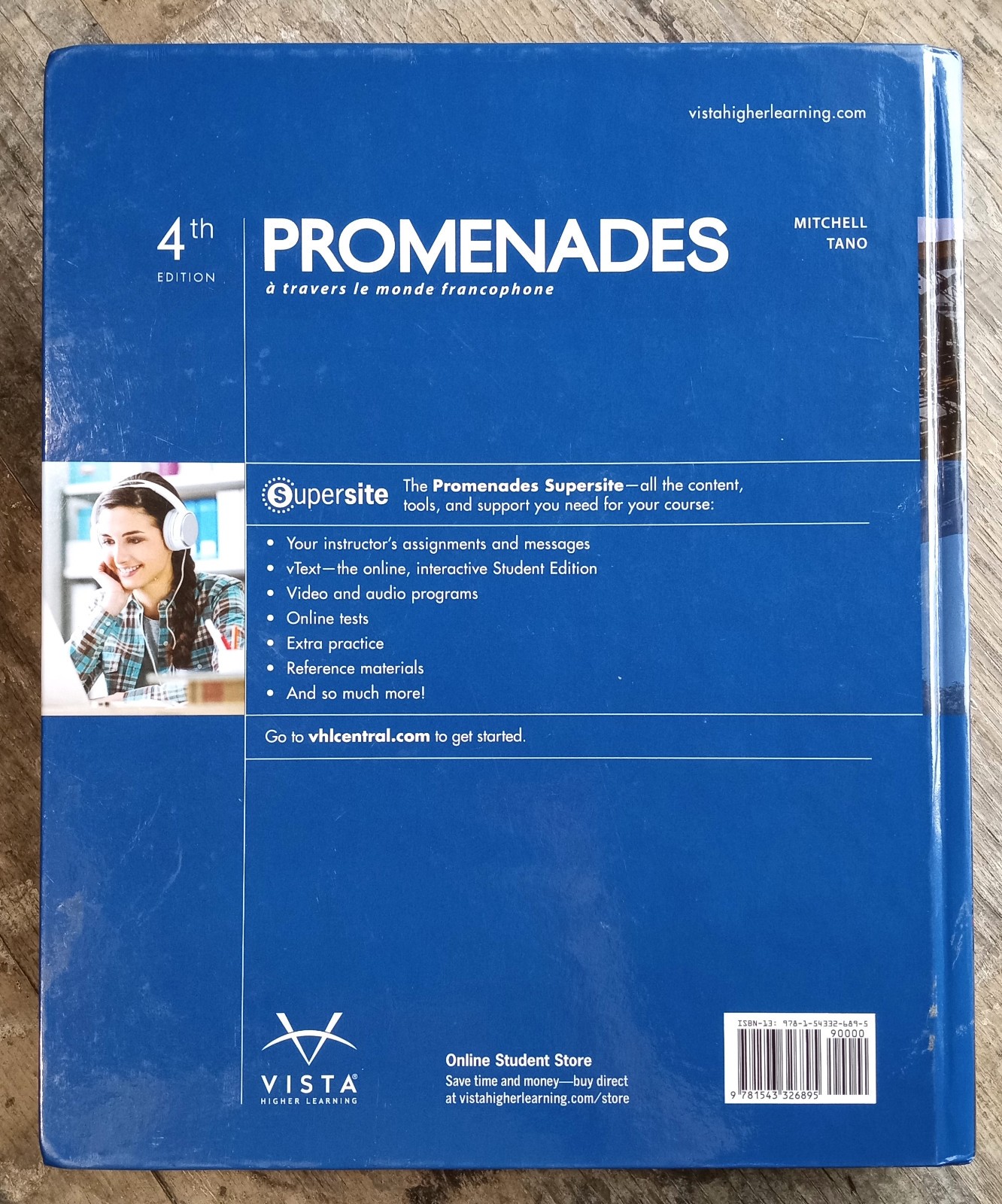 Promenades ⚜4th Ed 2022 HC⚜ Mitchell Tano Vista Francophone French Language 🥐☕️