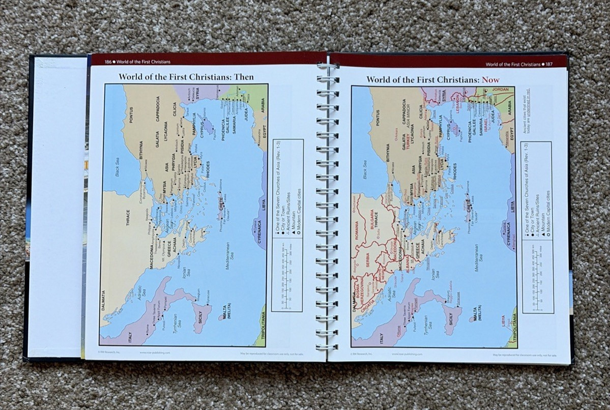 Rose Book of Bible Charts, Maps & Timelines 10th Anniversary Expanded Edition VG