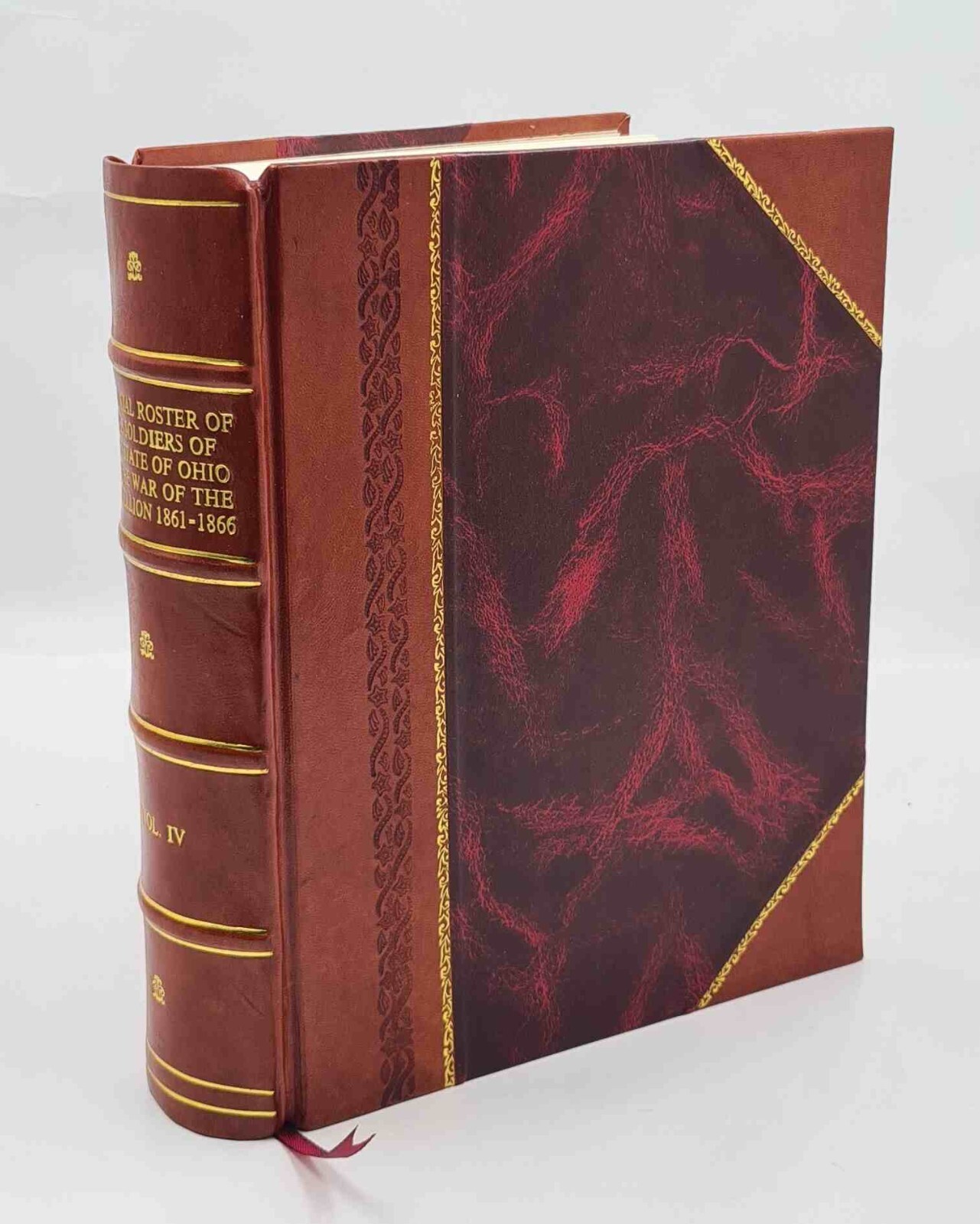 Official roster of the soldiers of the state of Ohio i V. 4 1887 [Leather Bound]