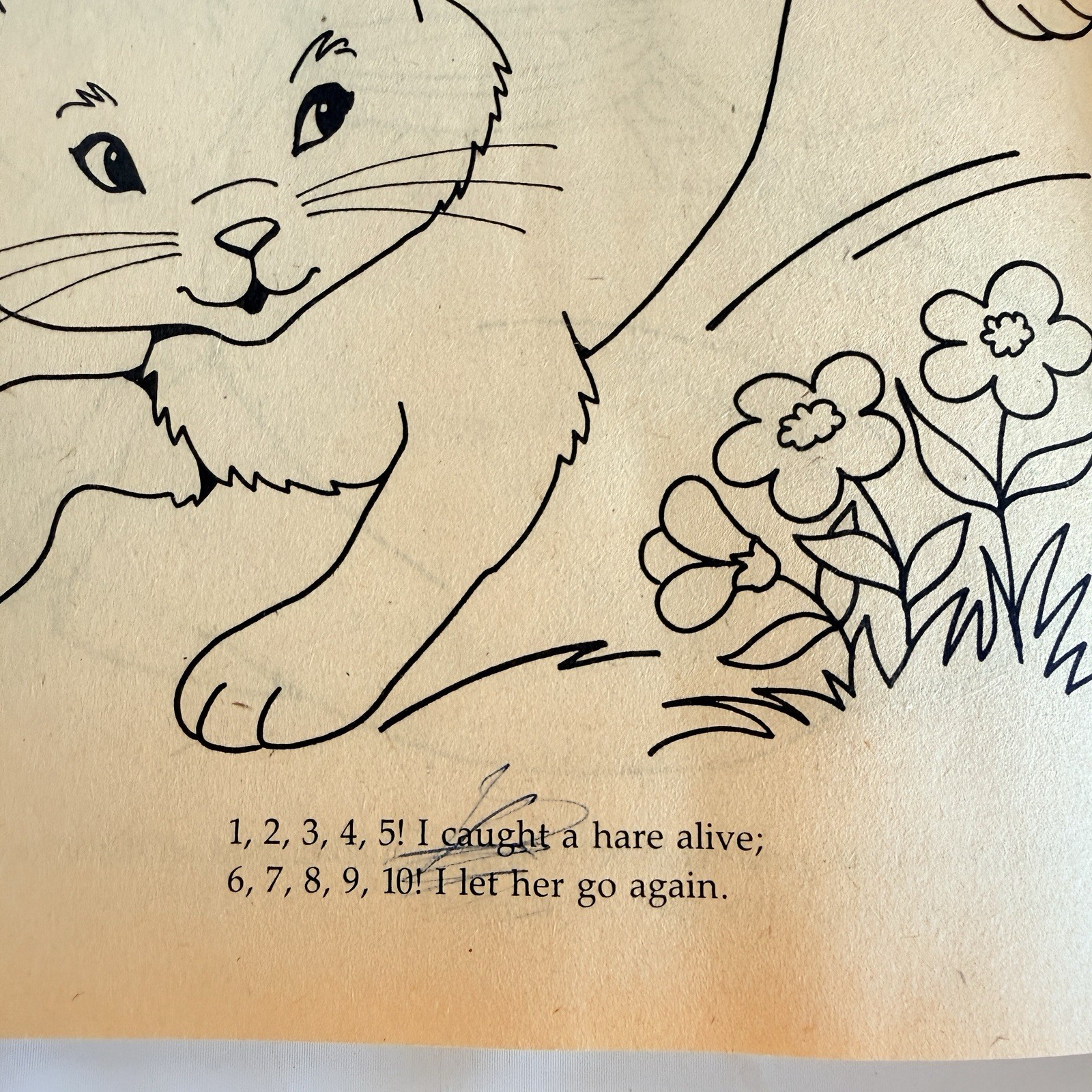 Mother Goose Nursery Rhymes Vintage 1980s Coloring Book Lot Of 3