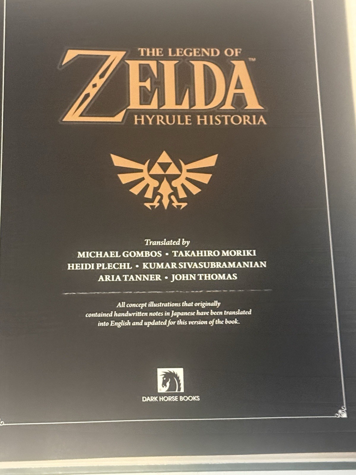 The Legend of Zelda: Hyrule Historia Dark Horse Hardcover Edition