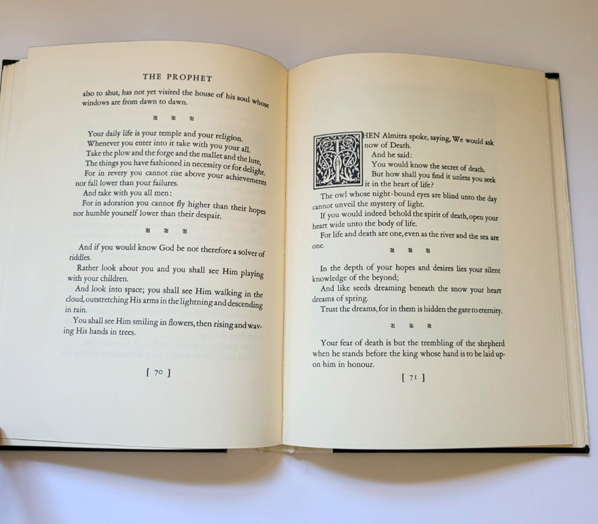 The Prophet Kahlil Gibran 1988 Alfred A Knopf Hardcover Slipcase Illustrated