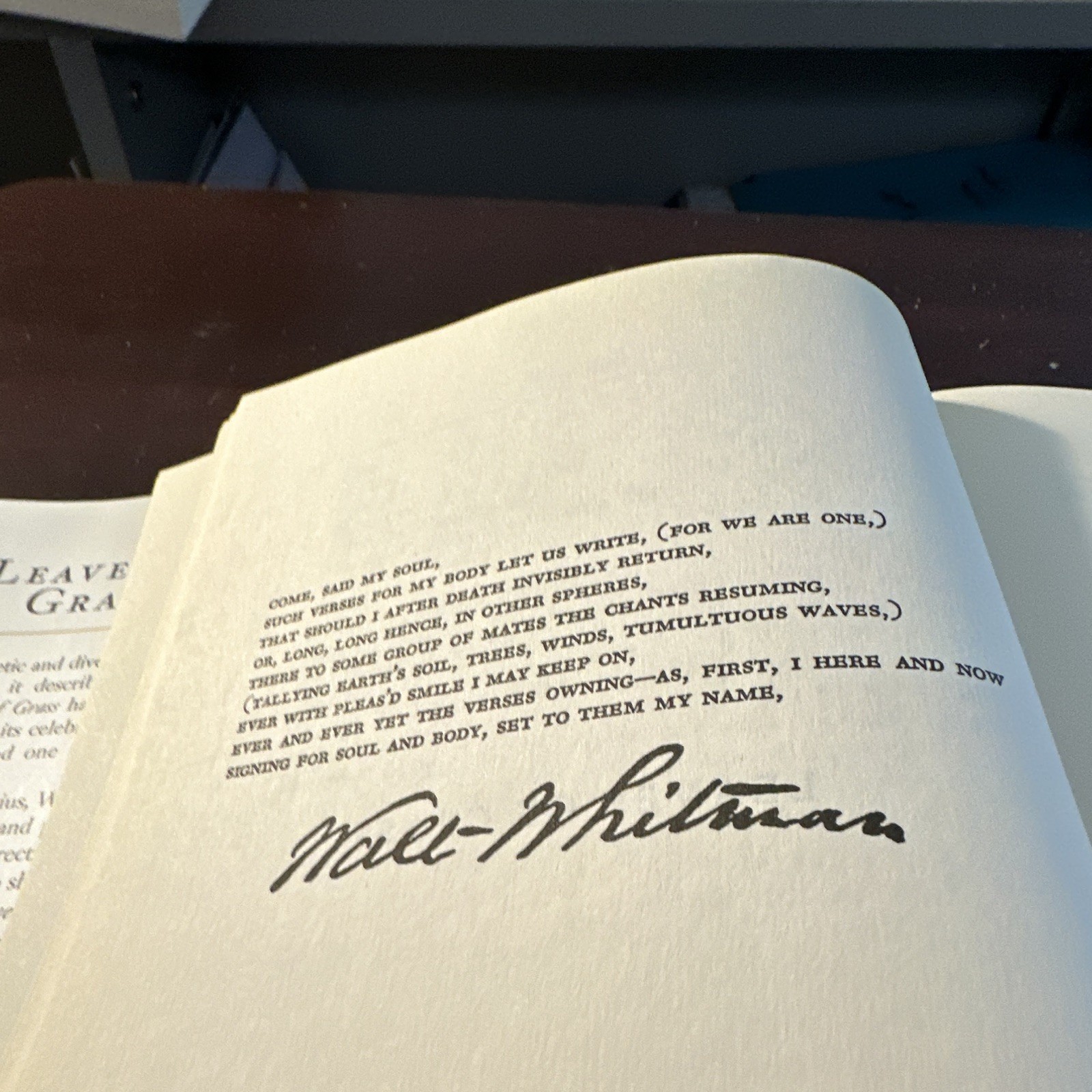 Walt Whitman Leaves of Grass Barnes & Noble Classics Hardcover Exclusive 1993