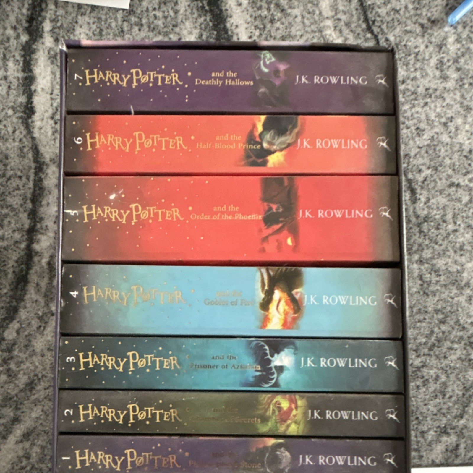 Harry Potter Paperback Boxset #1-7 J.K. Rowling Complete Series Fantasy